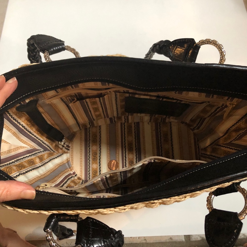 🌷HP🌷Brighton Beautiful Straw Rope Tote Bag - Picture 4 of 8